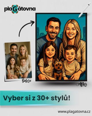 🎉 Spouštíme nový projekt – Plagatovna.cz! Vytváříme stylizované plakáty z vašich fotek 🎭 Chceš se vidět jako hrdina z...